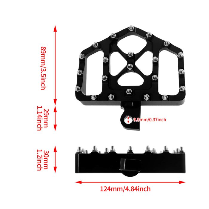 HDBUBALUS-Touring Floorboards MX Style-PE011801