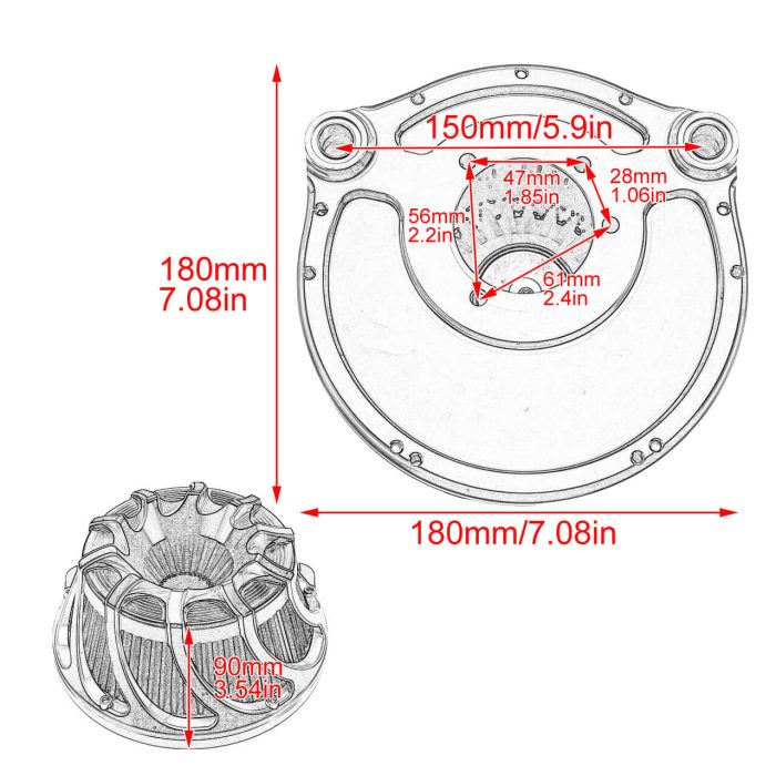 HDBUBALUS-Dyna Air Cleaner-AF006902