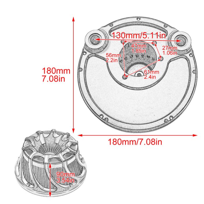 HDBUBALUS-Sportster Air Cleaner-AF006901