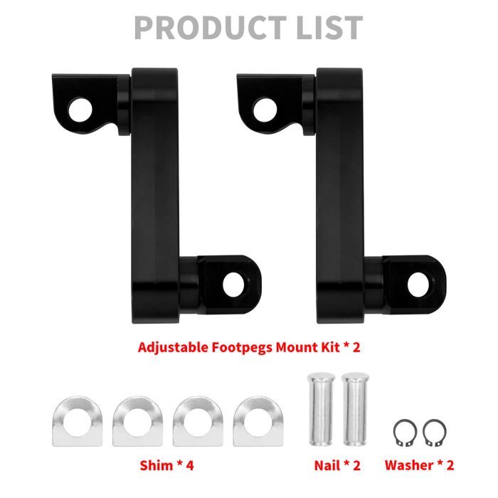 HDBUBALUS-Touring Footpeg Extensions-PE014501