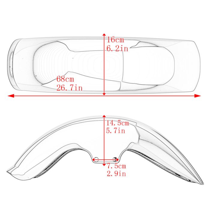 HDBUBALUS-Softail Vivid Front Fender-CR025201